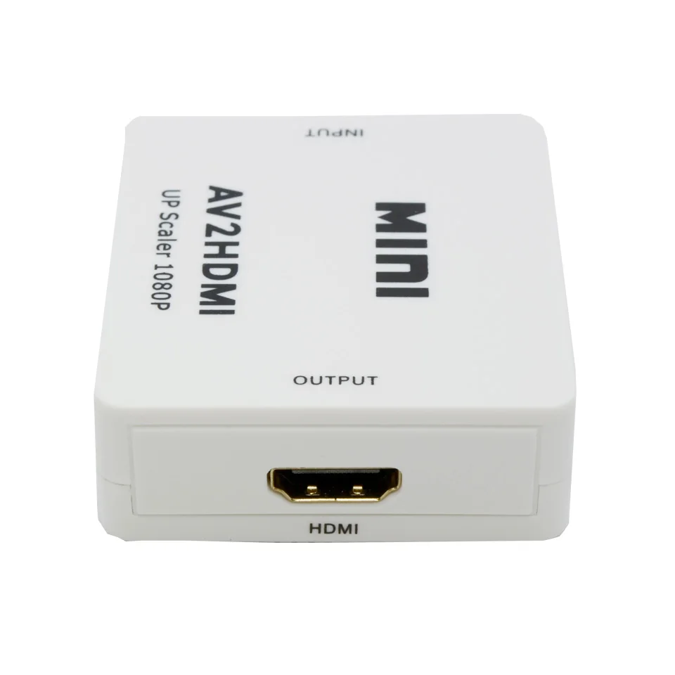 Hgoog Мини AV к HDMI видео конвертер AV2HDMI RCA аудио CVBS чтобы адаптер для HD ТВ PS3 PS4 ПК DVD Xbox