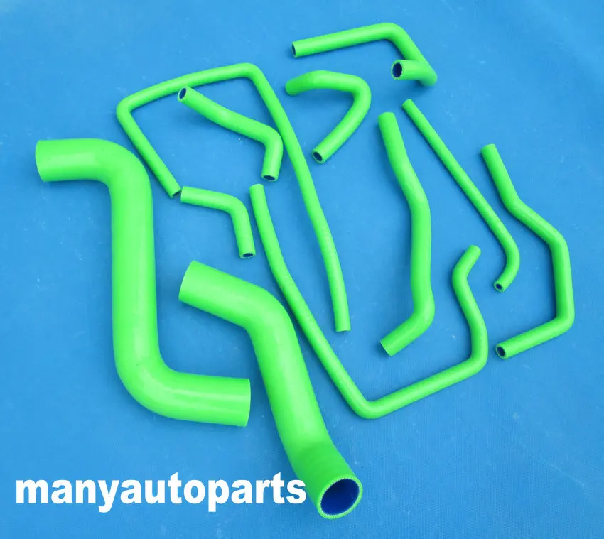Силиконовый шланг радиатора для Subaru Impreza WRX/STi GDA/GDB EJ207 02 07 зеленый|wrx impreza|wrx stihose
