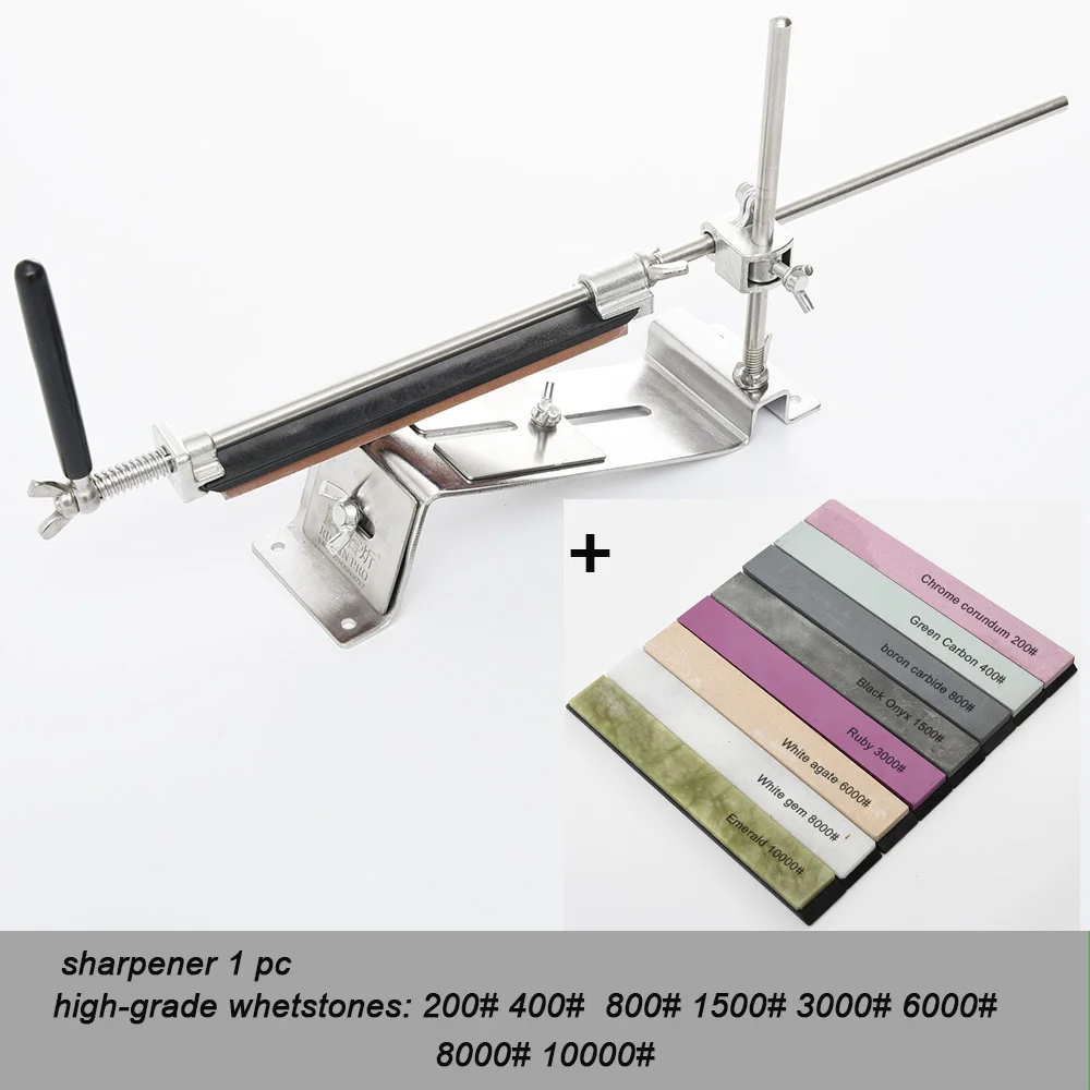 sliver sharpener 7 Точилка для ножей Система заточки стали Профессиональный алмаз точильного камня камни стержни фиксированный угол шлифовального устройства - Цвет: sliver sharpener 7