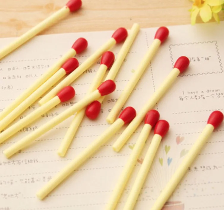 Новинка 2020 г. Ручки Mont 20 шт./лот шариковая ручка Matchstick чернильная Novetly для детей