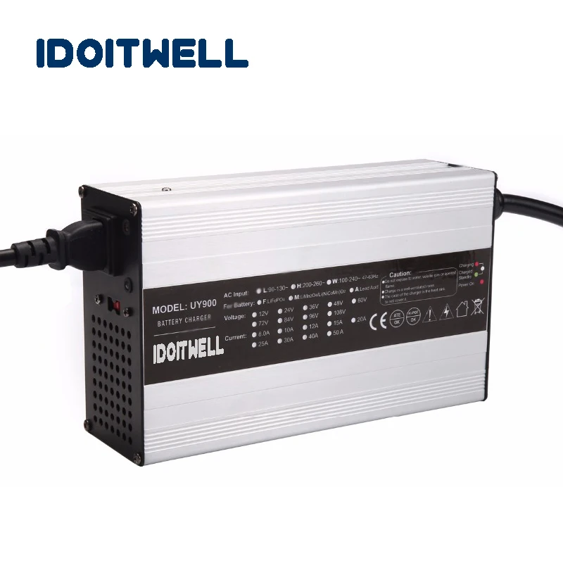 

Настроенная 900W серия 12V 40A 24V 25A 36V 18A 48V 15A 60V 12A 72V 10A зарядное устройство для свинцово-кислотного аккумулятора(аккумулятор) или Литиевая батарея...