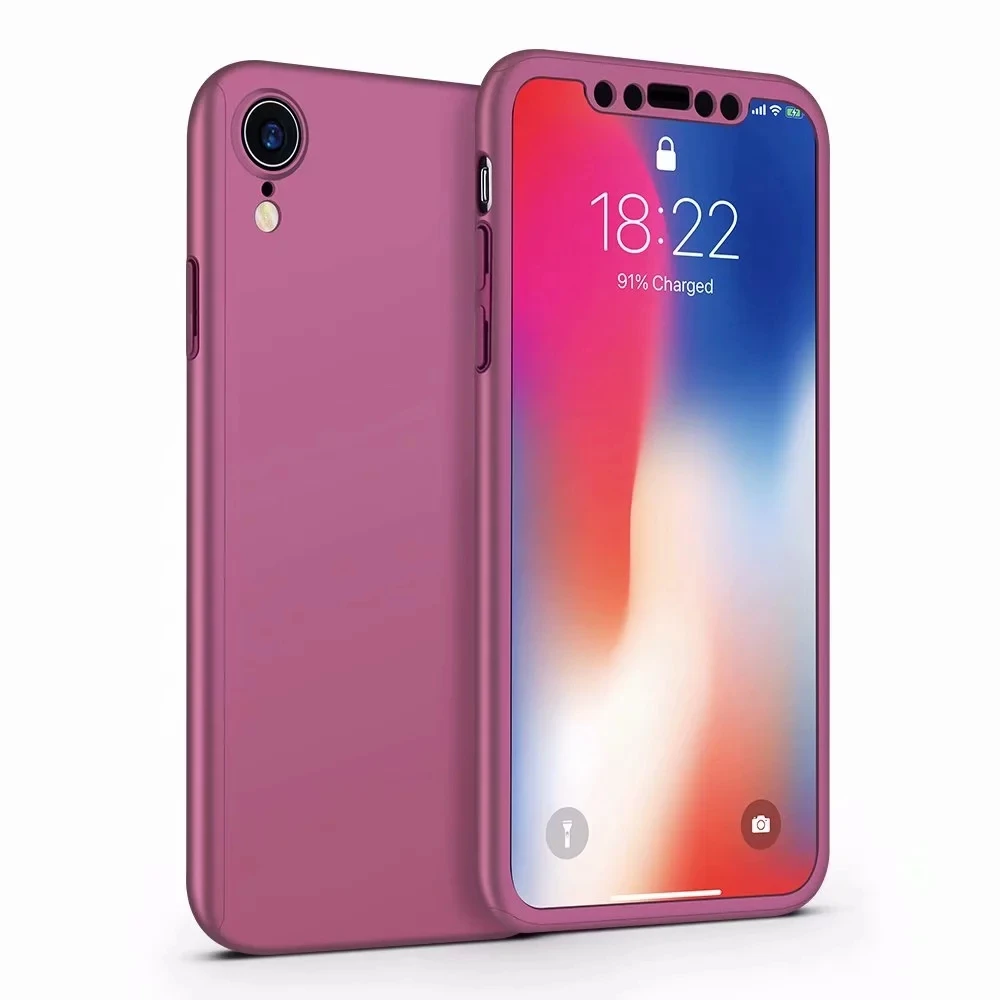 Противоударные Защитные чехлы с полным покрытием на 360 градусов для iPhone 8 7 6 6S Plus 5