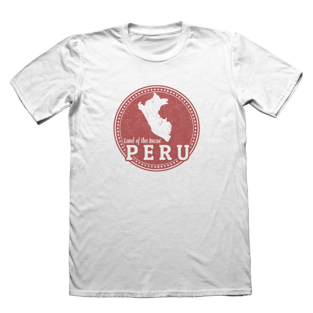 Лето 2019 футболка с круглым вырезом Land Of The Incas Peru дизайнерская забавный мужской