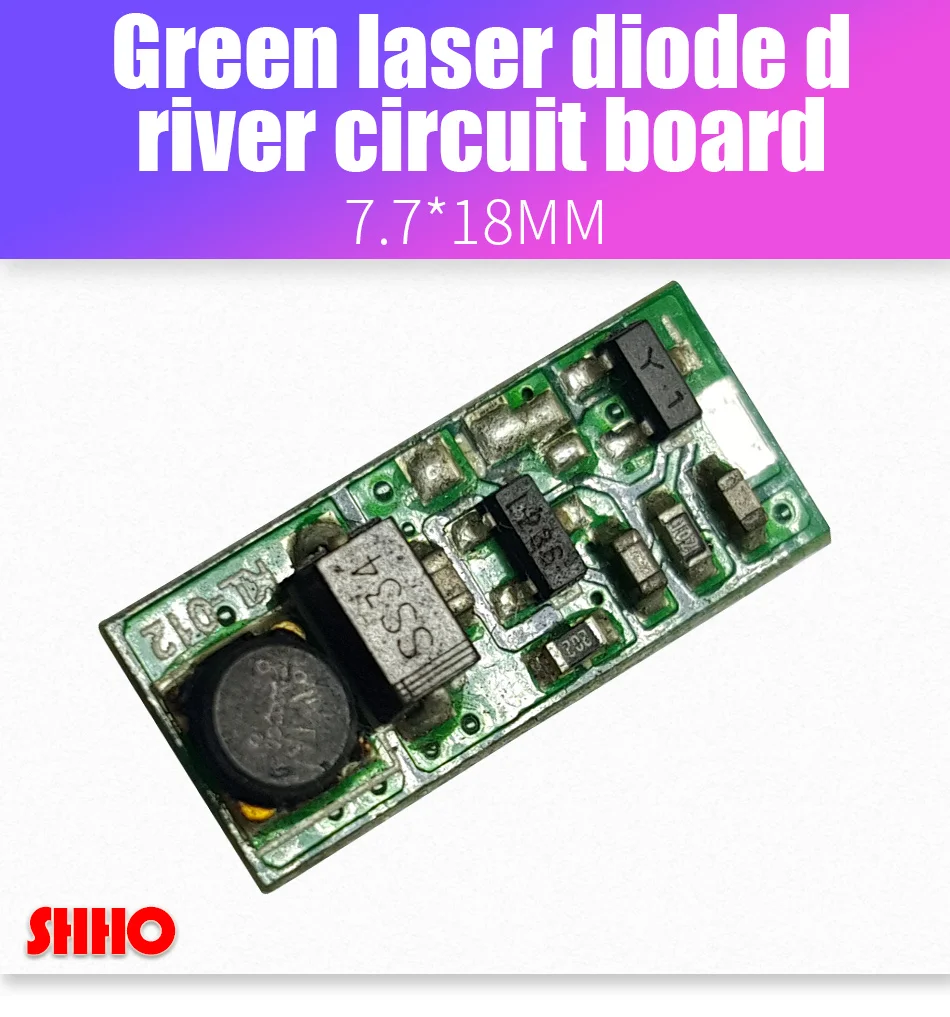 Лазерный драйвер печатной платы Размер 7,7 мм* 18 мм 520nm 405nm 450nm лазерный диодный драйвер ACC Рабочий режим 3 В до 7 В напряжение питания