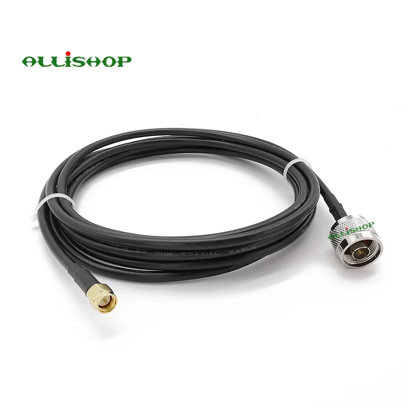 Удлинительный кабель N Male-SMA Male LMR200 RF коаксиальный Соединительный SMA штекер 50 Ом с