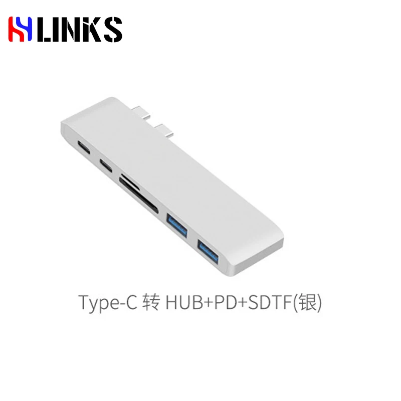HYLINKS Тип usb C концентратор к Card Reader USB Hub 3 0 адаптер комбо с TF SD слот для MacBook Pro 2016 2017