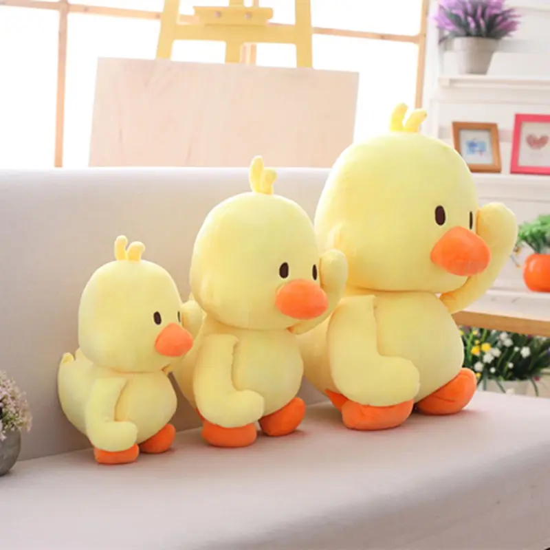 Kawaii плюшевая желтая утка плюшевые игрушки мягкие мягкая детские куклы подарки на