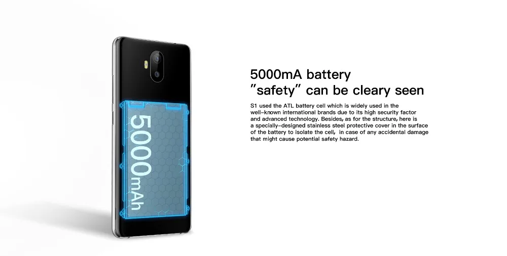 AllCall S1 5," 18:9 5000 мАч аккумулятор Android 8,1 MTK6580A четырехъядерный 2 Гб ОЗУ 16 Гб ПЗУ 8МП+ 2МП камеры смартфон