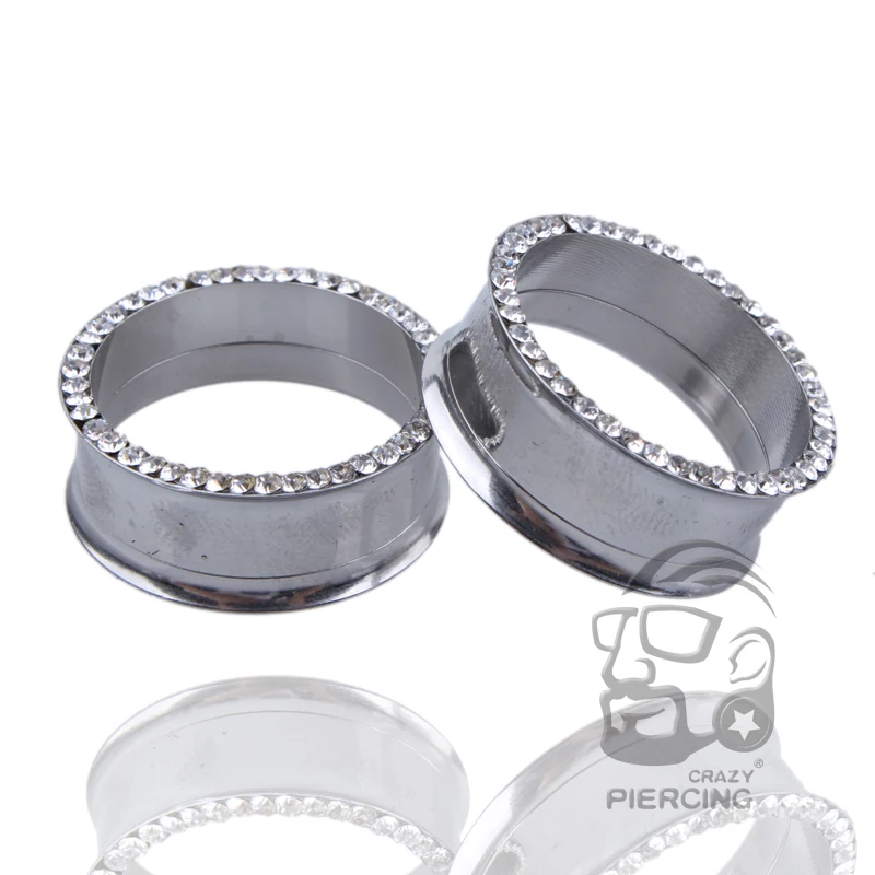 Ювелирные изделия для тела хирургическая сталь мульти прозрачный кристалл Rimmed