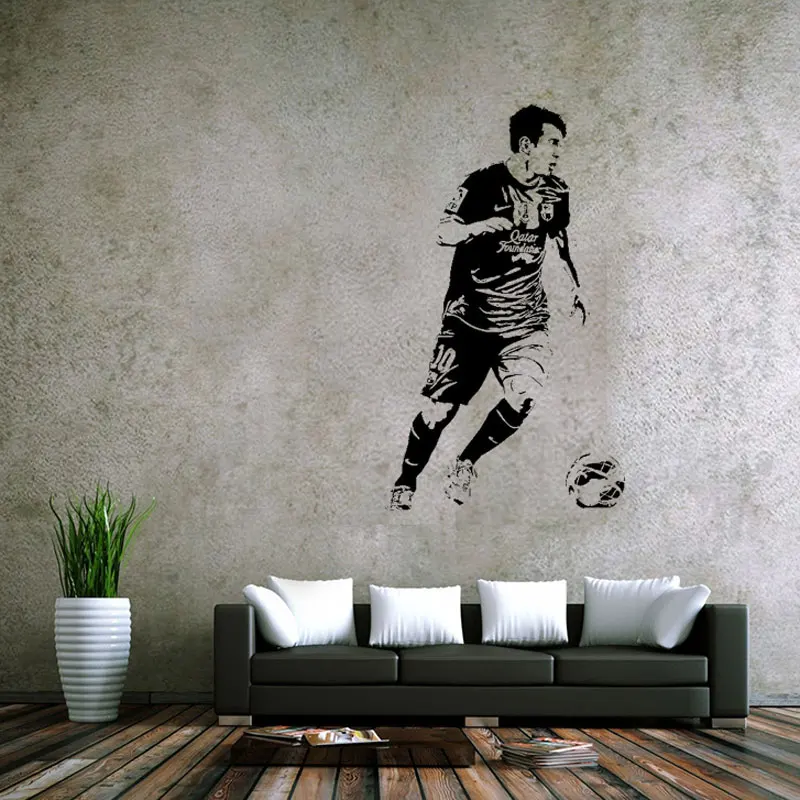 

soccer stars SPORT GYM poster home decoration decal vinyl wall stickers