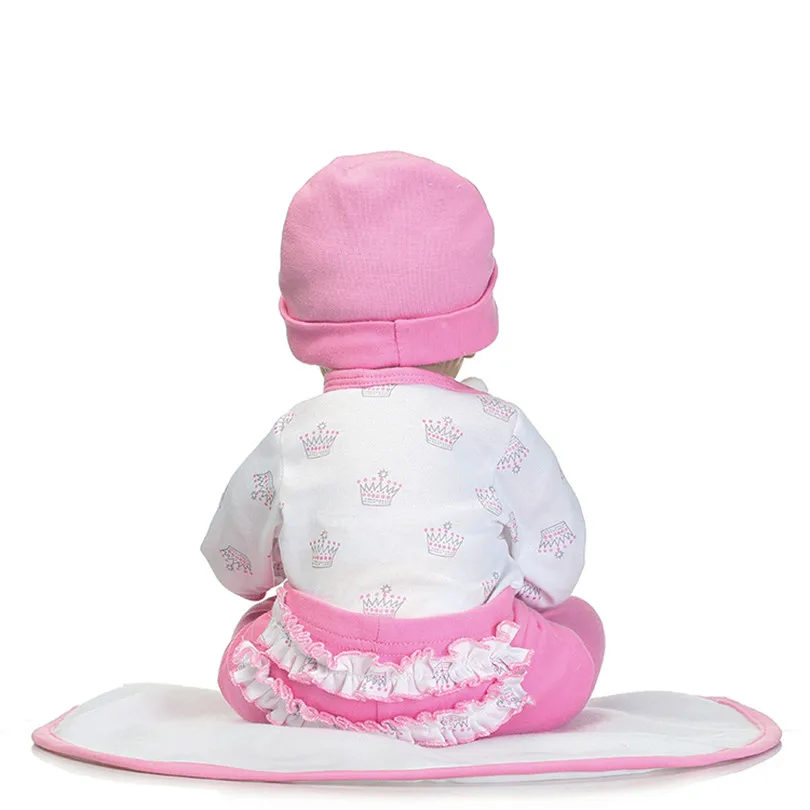 Розовые милые детские куклы с колокольчиком одеяло бутылка милый конец-высокая