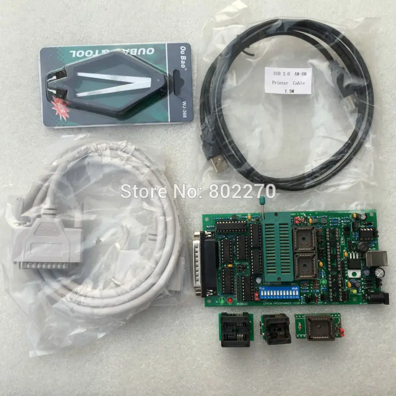 Программатор EPROM BOIS PIC univeral Willem PCB5.0B с питанием от USB включает адаптер SOP8 и для DIP28