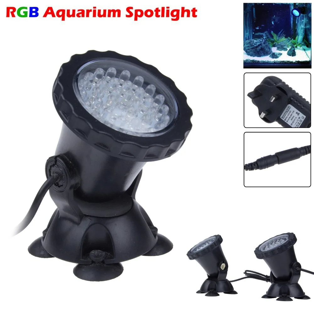 4 в 1 36 LED RGB наружная погружная подводная лампа точечная для воды сада аквариума
