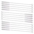 Питьевой чистящие щетки для соломы Набор для очистки труб, нейлоновая щетина, ручка из нержавеющей стали-175 дюйма x 5 мм-набор из 15