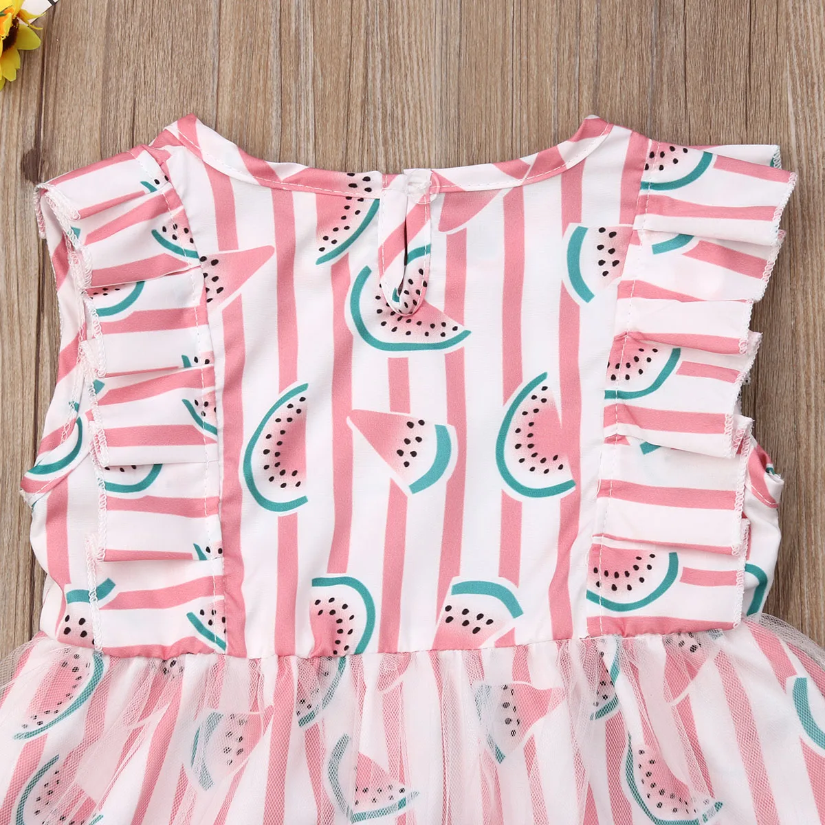 Toddler Baby Girl Lace Dress Sleeveless Watermelon Party Princess Summer Girs Clothes Sundress 1-6Y | Детская одежда и обувь