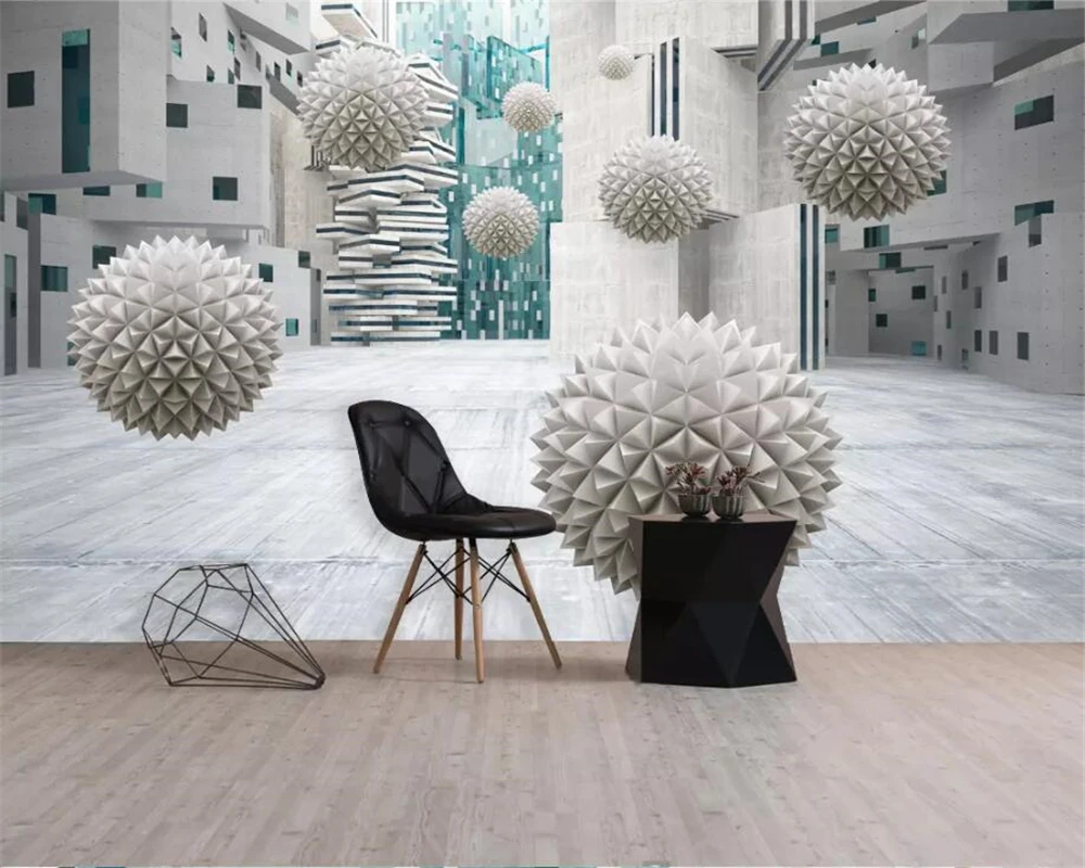 Обои beibehang на заказ 3d фото фрески стерео будущее космос обои стену шар для
