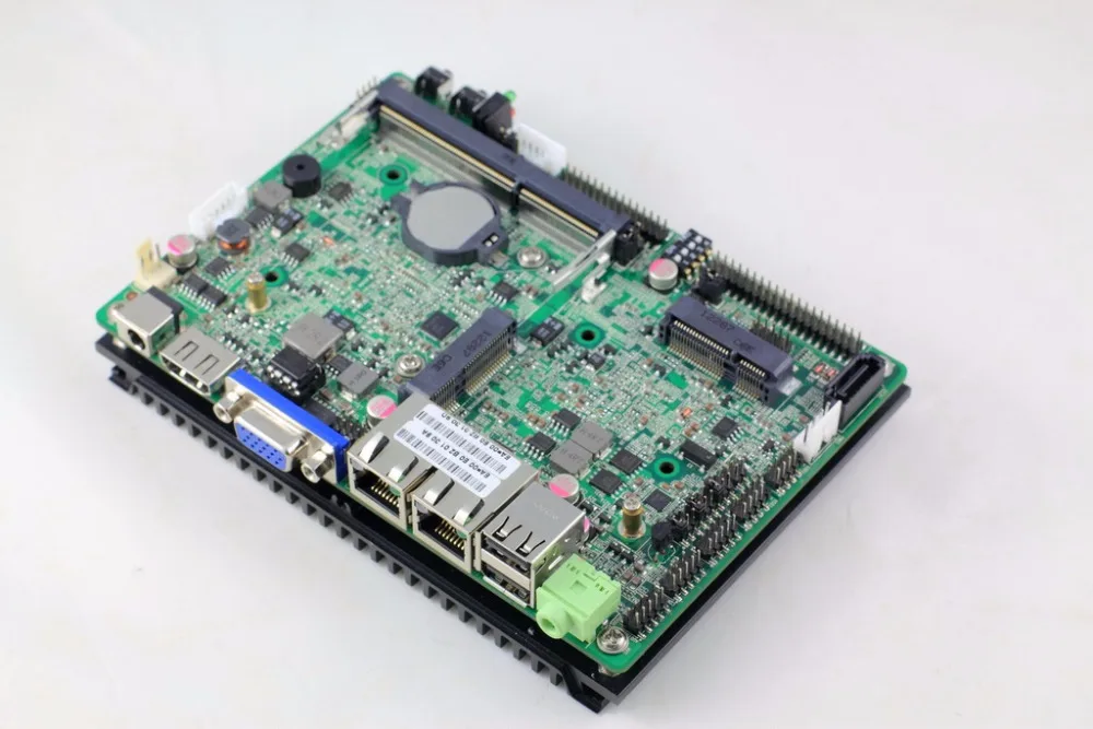 Безвентиляторный Atom N2600 3 5 дюйма встроенная Промышленная материнская плата