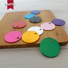 1000 шт.лот, бесплатная доставка, алюминиевая круглая бирка для собак, гравировка имени собаки, идентификационный номер, Персонализированная бирка для кошек и щенков, DIT-028