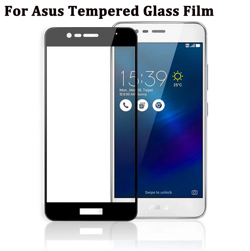 Закаленное стекло с полным покрытием для Asus Zenfone ZC554KL ZE554KL ZC553KL ZC551KL ZC521TL ZE552KL ZE553KL