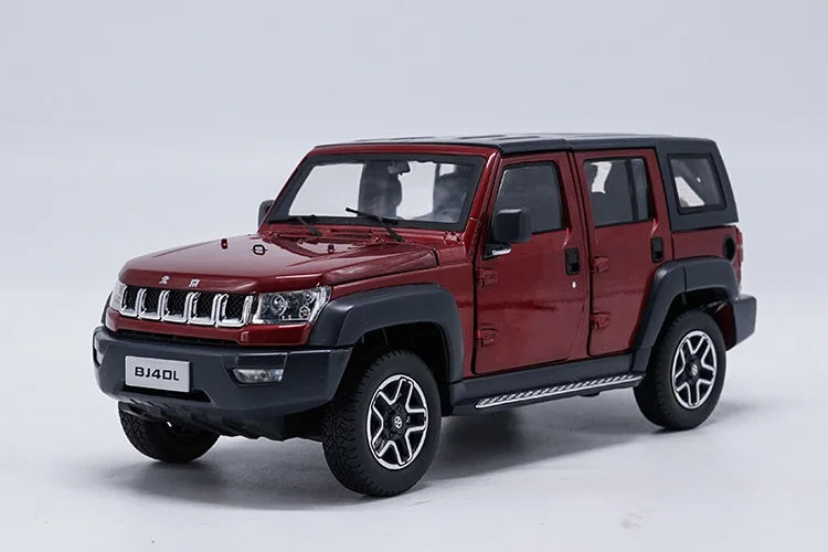 Модель литья под давлением для джипа BAIC Пекина BJ40L BJ40 красного цвета со съемной