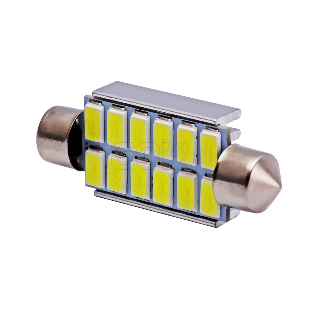 4 x фонарь светодиодный smd c5w 12smd festoon 42 мм led 5630 5730 41 CANBUS OBC без ошибок для чтения|41mm