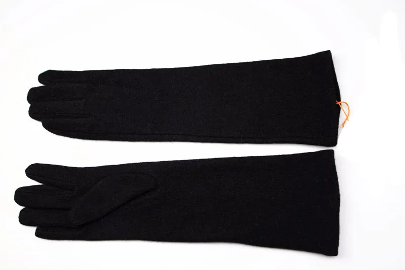 Guantes Mujer, ограниченное по времени предложение, женские перчатки, новые женские модели, удлиненные эластичные вязаные перчатки, модные длинные митенки, одноцветные