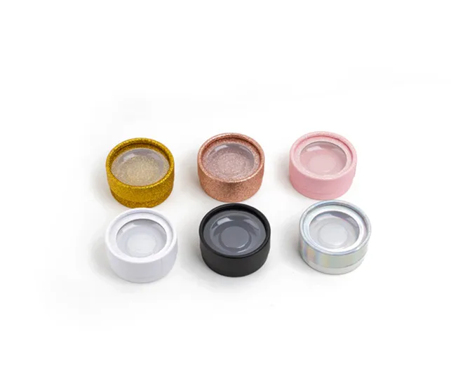 10 Pcs Wholesale Price Colourful Round Boxes And Flash Of Light Empty Not lashes Accept Privatre Lable For Free Shipping | Красота и