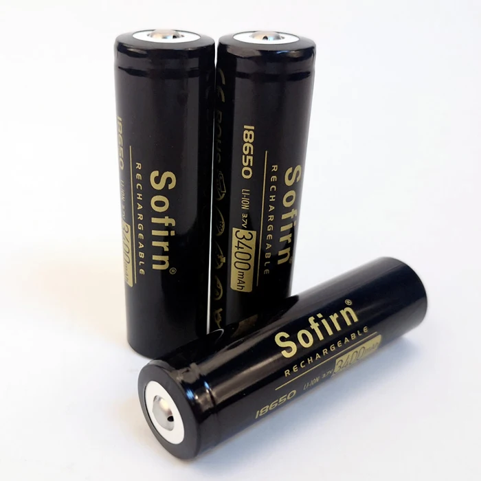 Sofirn перезаряжаемая литиевая батарея 18650 3400mAh реальная емкость 3,7 V 3C 10A литий-ионная аккумуляторная батарея для фонарика электронной сигареты
