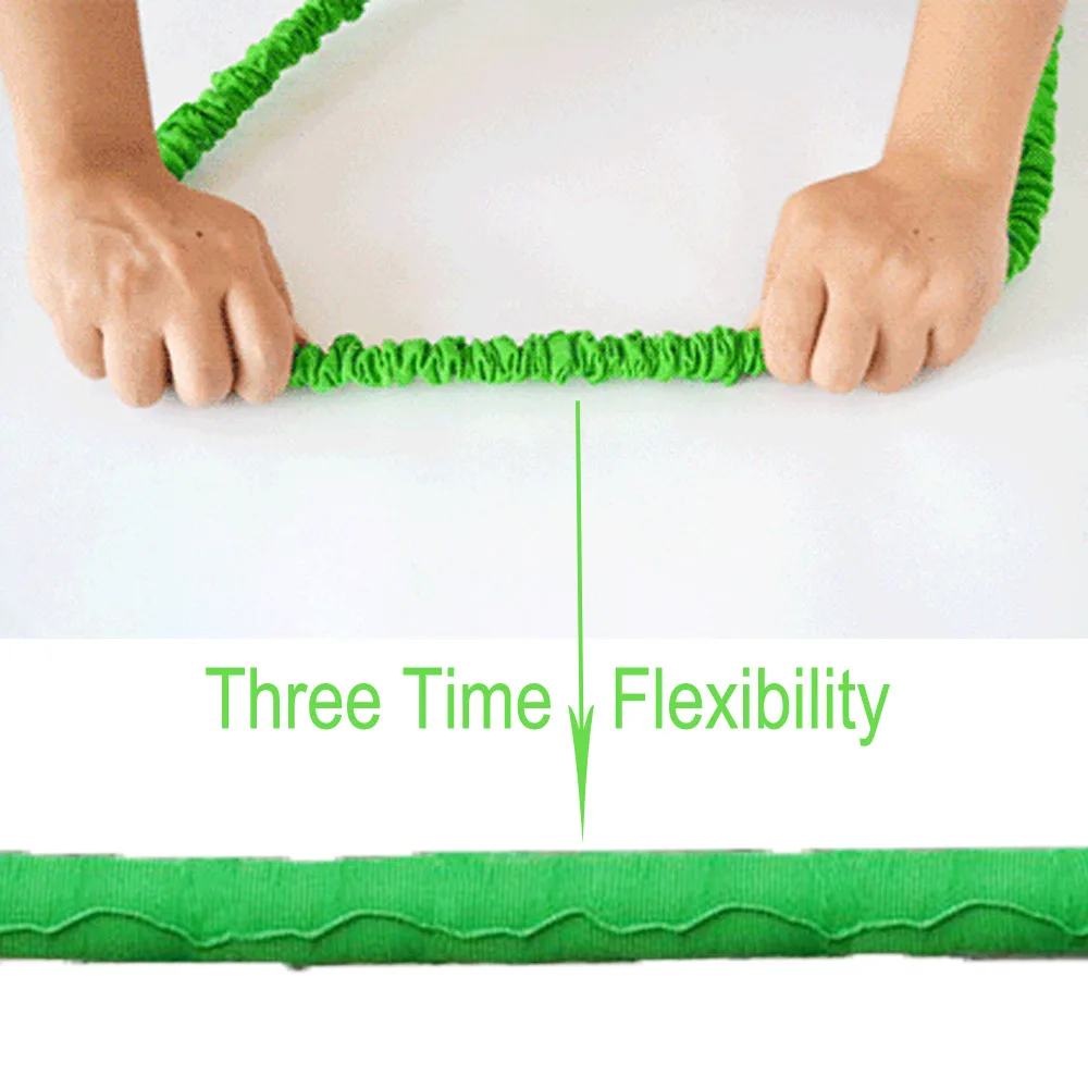 25-150 футов Садовый шланг надувной волшебный гибкий пластиковый высокого давления