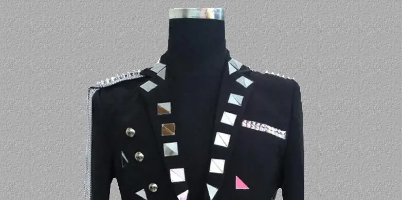 Блестящий Блейзер мужские костюмы дизайнерские куртки сценические для певицы