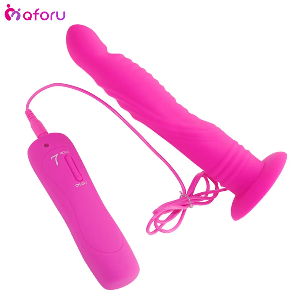 7 скоростей большой фаллоимитатор вибратор для женщин секс игрушки силиконовая