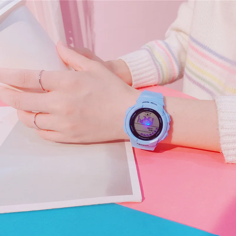 Trends фирменные многофункциональные электронные цифровые часы женские