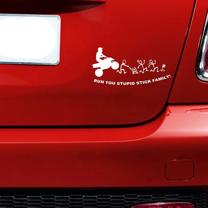 Виниловая наклейка с надписью мотоцикл бегай ты 16 х8 см | Автомобили и мотоциклы