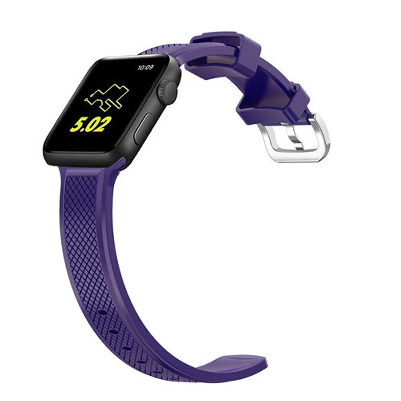 Ремешок для наручных часов iwatch версия 4/3/2/1 каучуковый ремешок спортивный пояс Apple