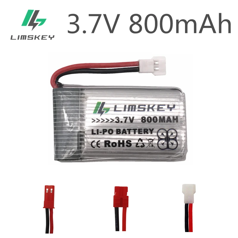 Литий полимерный аккумулятор 3 7 В 800 мАч для Syma X5C X5SC X5HC X5HW X400 X800 1315 HJ819 запасные
