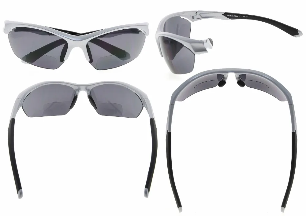SG902Eyekepper TR90 спортивные бифокальные Солнцезащитные очки Бейсбол Бег Рыбалка Вождение Гольф Софтбол Пешие прогулки полуоправы очки для чтения