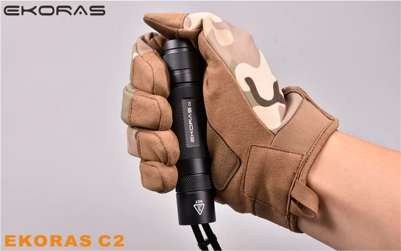 EKORAS C2 светодиодный вспышка светильник 18650 Cree XML2 высокое Мощность 1000lm лампа фонарь светильник Мощность Фул вспышка светильник 18650 Водонепроницаемый лагерь цикла