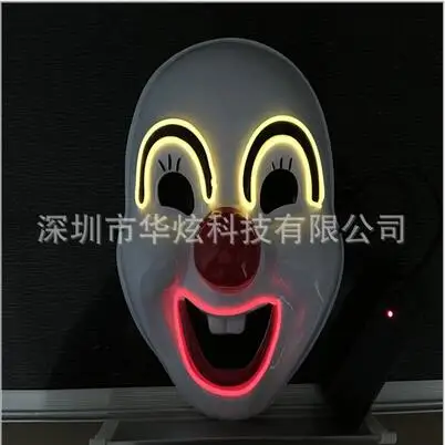 Маска клоуна со светодиодной подсветкой на новый год 2017 | Дом и сад