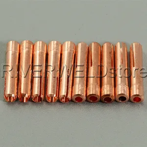 Горелки для сварки TIG 13N23 2,4 мм, 332 дюйма, подходит для сварочных горелок SR DB PTA WP 9 20 25, аксессуары, 10PK