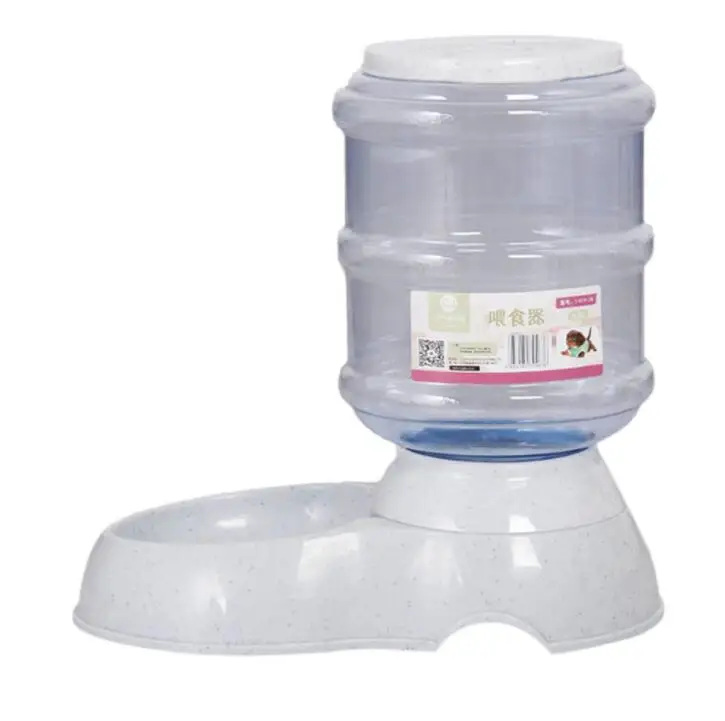 Food feeder Товары для домашних животных, товары для собак, автоматический диспенсер для воды, кормушка для кормления, миски для собак и кошек, 3,5л, товары большой емкости - Цвет: Food feeder