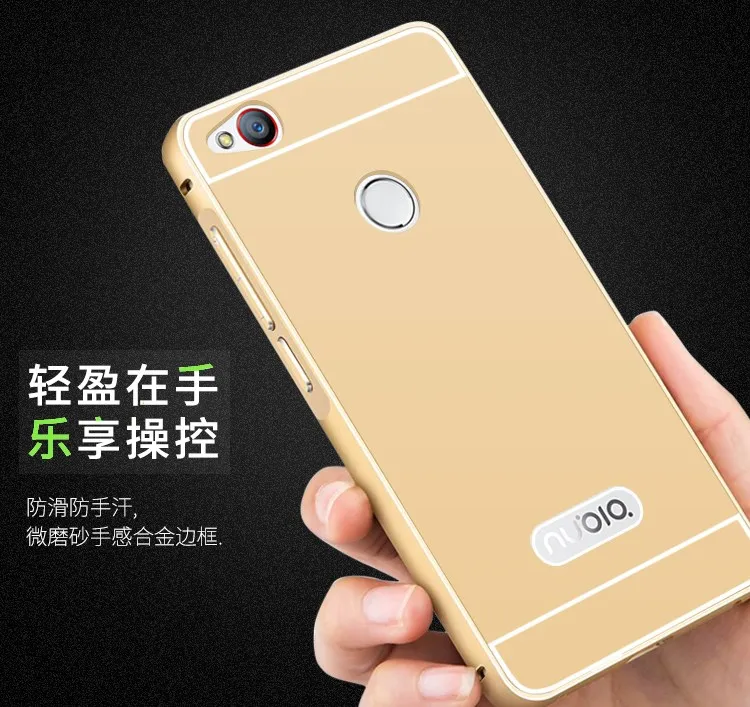 Для ZTE Nubia Z11 мини металлический корпус Алюминий бампер + PC акрил 2 в 1 задняя крышка