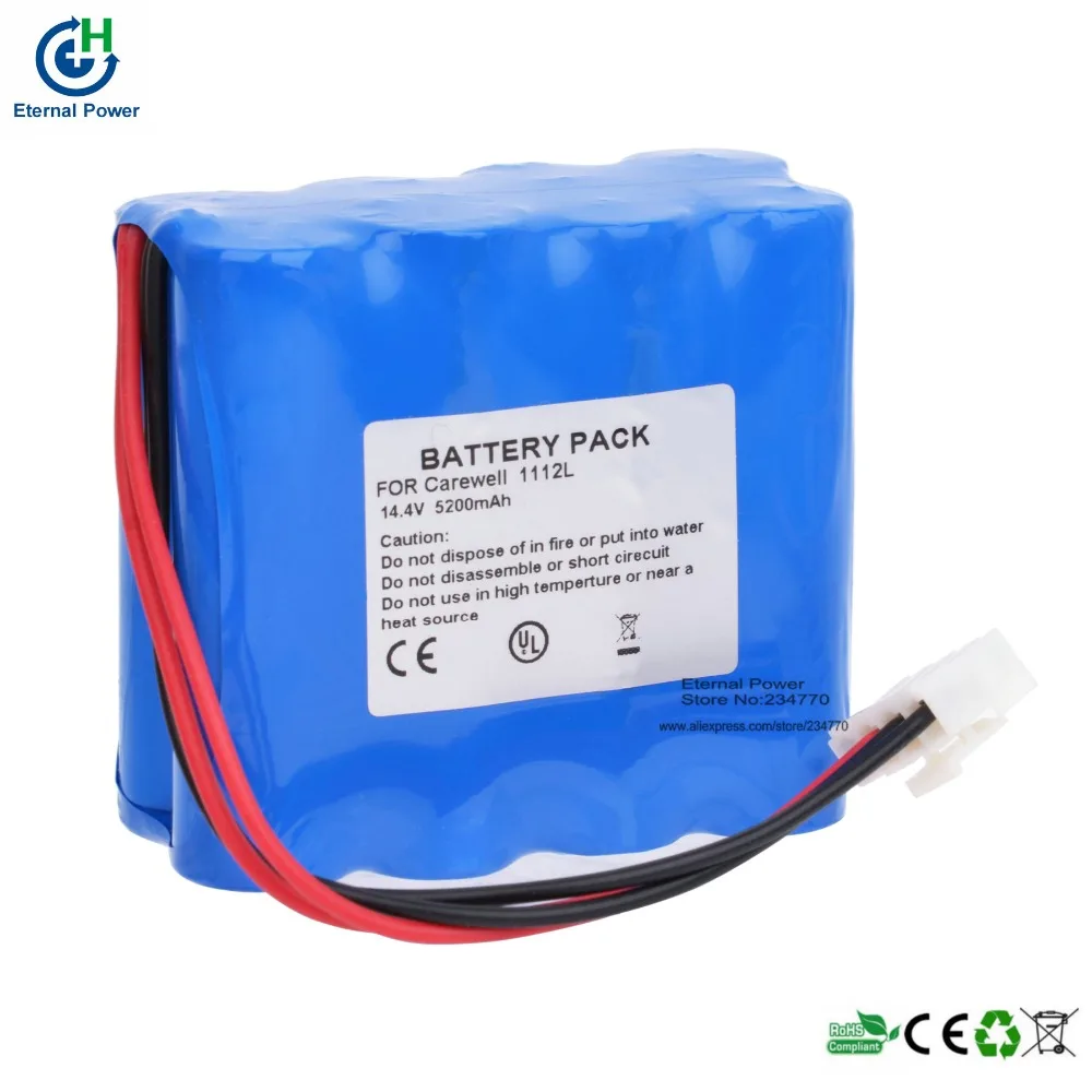 Запасной аккумулятор для ЭКГ carewell ECG 1112L высококачественная медицинская литиевая