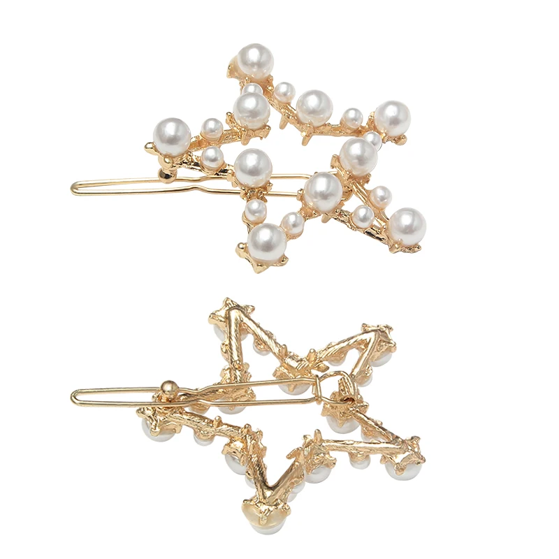 

Fashion 1pc Big Pearls Hairpins Hollow Pearl Hair Clips for Women Barrettes Hair Pin Party Hair Accessories for Women Headwear
