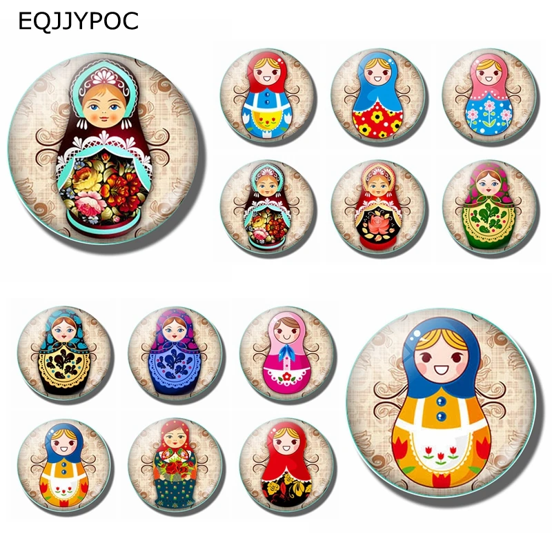 Матрешка куклы магнит на холодильник русская кукла бабушка гнездо 30 мм