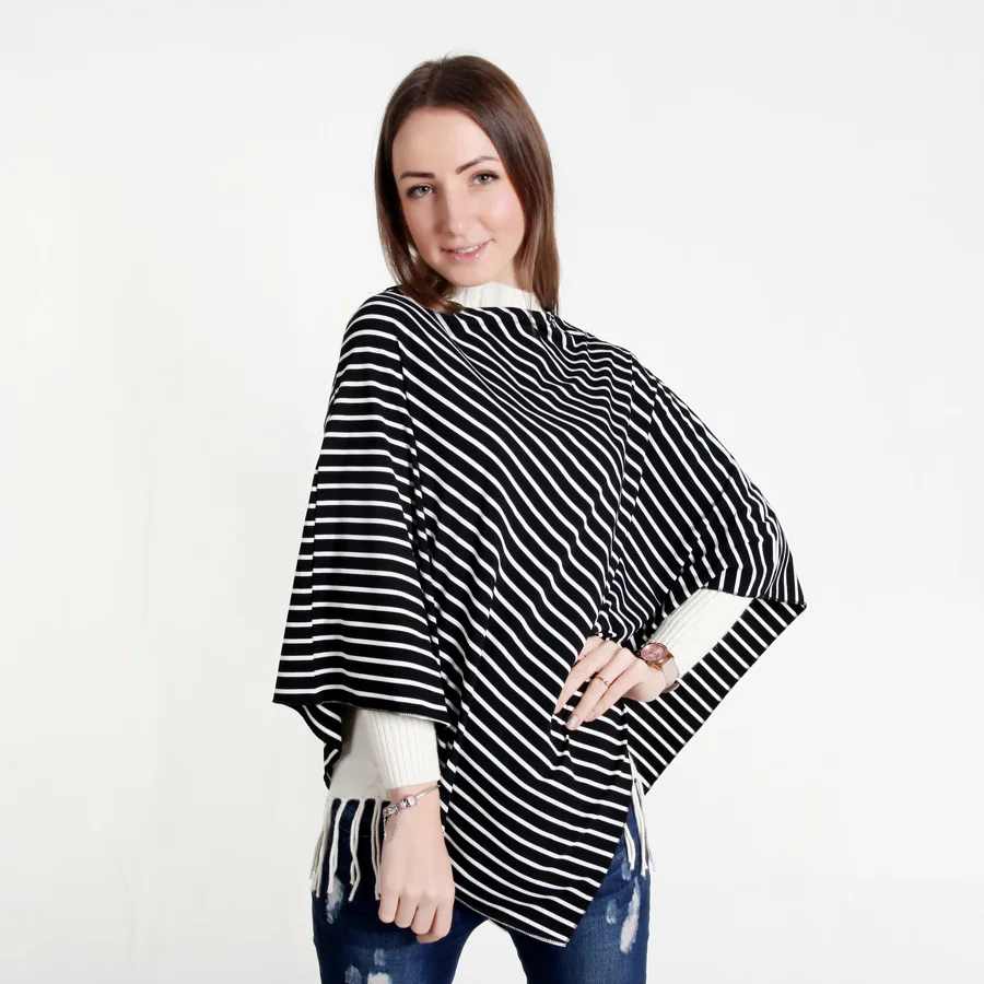 Style 1 Грудное вскармливание крышка с длинным рукавом многофункциональная одежда в полоску Bandelet Детские младенческой Уход Cover Up фартук шаль накидка D29 10 - Цвет: Style 1
