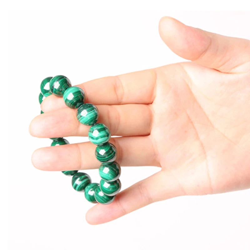 Женские браслеты чакры из натурального камня очаровательные кварцевые малахит