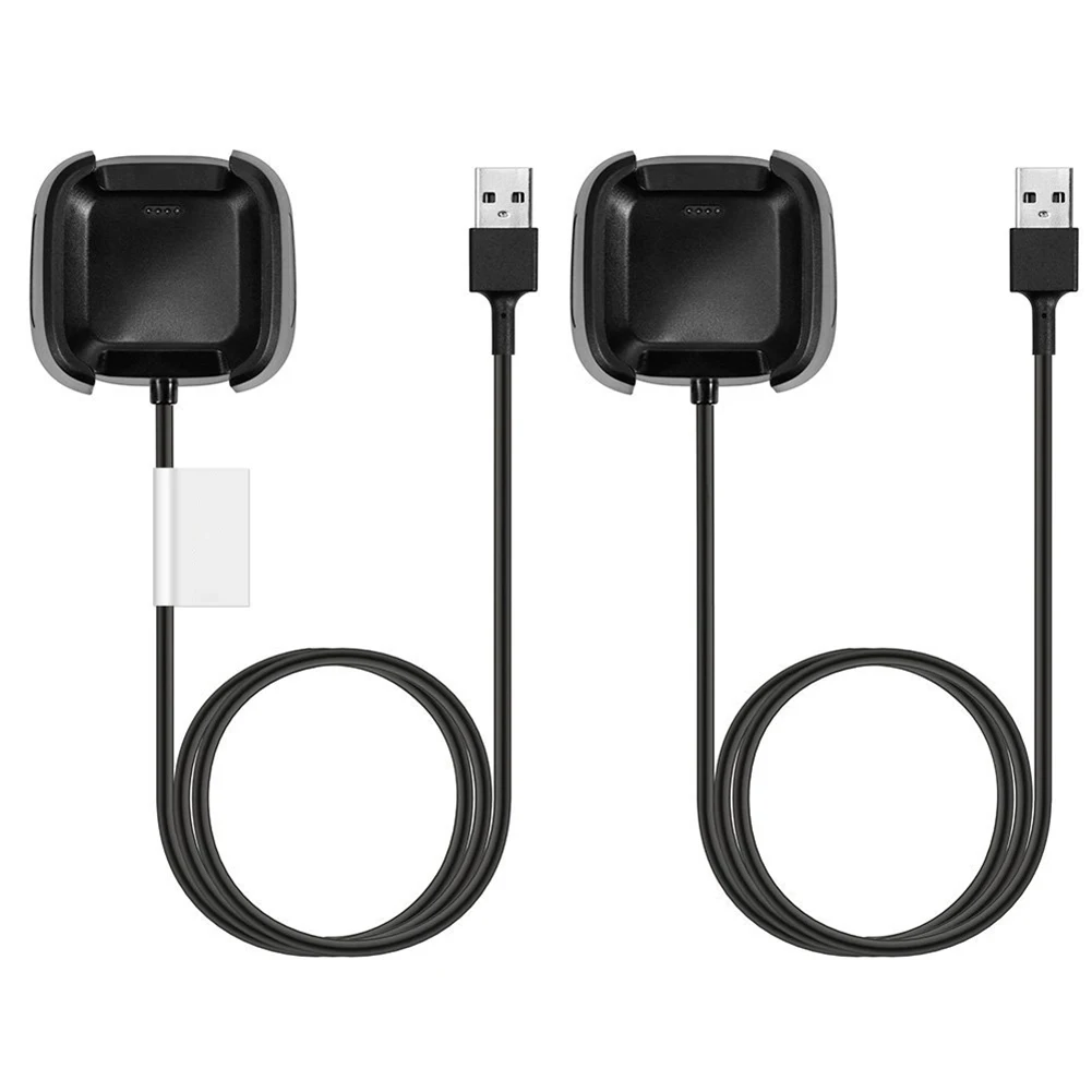 For Fitbit Versa Charger 2pcs Replacement USB Charging Cable for 3.3ft/100cm Dock | Электроника