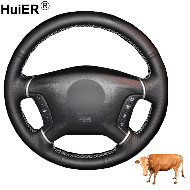 Ручное шитье искусственная коровья кожа для Mitsubishi Pajero 2007 2017 2018 2019 Galant 2008 2012 Zinger