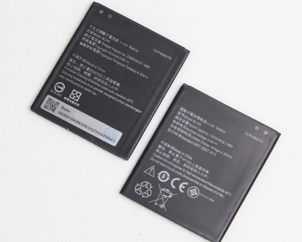 Абсолютно новый BL 242 батарея BL242 для Lenovo K3 K30-W K30-T A6000 A3860 A3580 A3900 A6010 плюс 3 8 V 2300 мАч