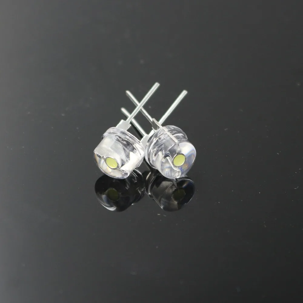 Мм 100x8 мм соломенная шляпа синий 8 ультра яркие светодиоды светоизлучающие диоды